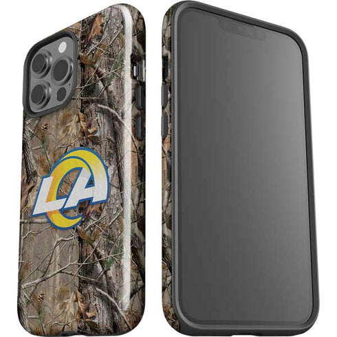 NFL Los Angeles Rams Realtree AP Camo iPhone 15 Pro Max Impact Case