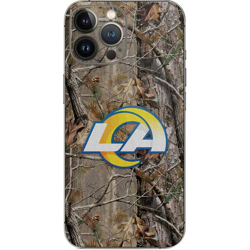 NFL Los Angeles Rams Realtree AP Camo iPhone 14 Pro Max Skin