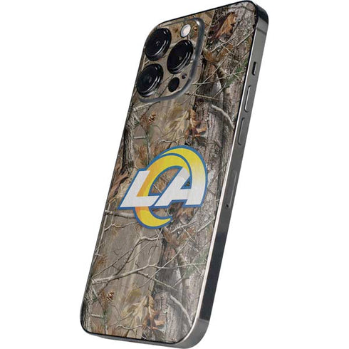 NFL Los Angeles Rams Realtree AP Camo iPhone 14 Pro Max Skin