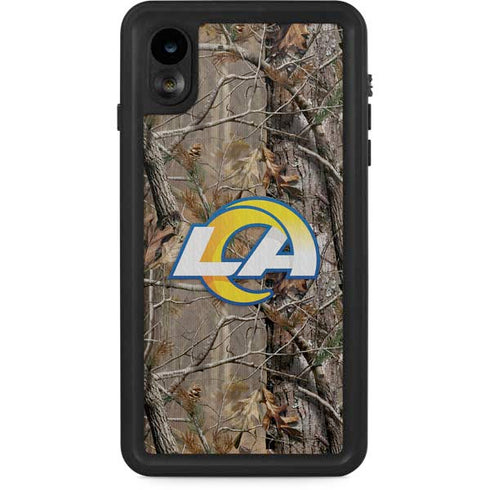 NFL Los Angeles Rams Realtree AP Camo iPhone XR Waterproof Case