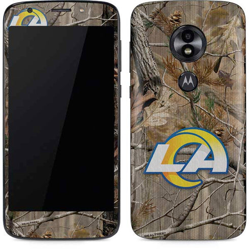 NFL Los Angeles Rams Realtree AP Camo Moto E5 Play Skin