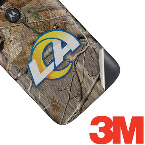 NFL Los Angeles Rams Realtree AP Camo Moto E5 Play Skin