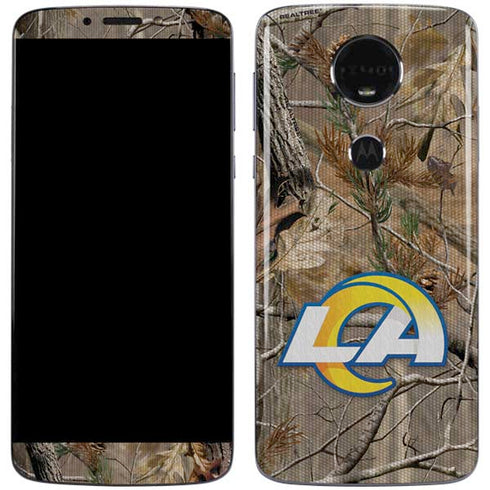 NFL Los Angeles Rams Realtree AP Camo Moto E5 Plus Skin