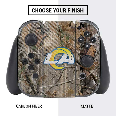 NFL Los Angeles Rams Realtree AP Camo Nintendo Switch Bundle Skin