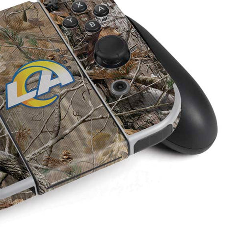 NFL Los Angeles Rams Realtree AP Camo Nintendo Switch OLED (2021) Skin