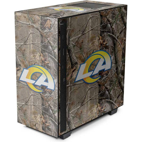 NFL Los Angeles Rams Realtree AP Camo NZXT H510 Compact ATX Mid-Tower Case Skin