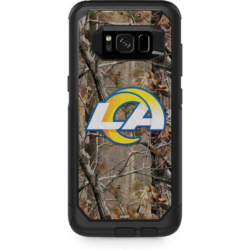 NFL Los Angeles Rams Realtree AP Camo Otterbox Commuter Galaxy Skin