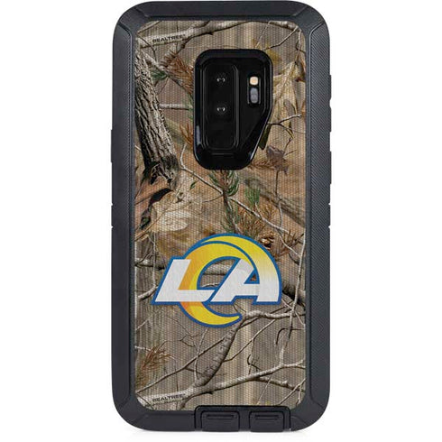NFL Los Angeles Rams Realtree AP Camo Otterbox Defender Galaxy Skin