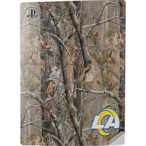 NFL Los Angeles Rams Realtree AP Camo PS5 Digital Edition Console Skin