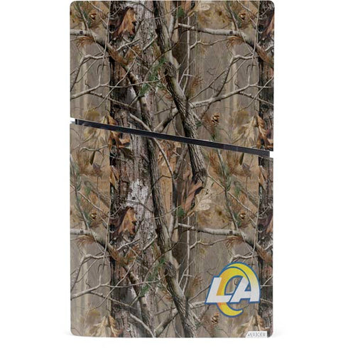 NFL Los Angeles Rams Realtree AP Camo PS5 Slim Digital Edition Console Skin