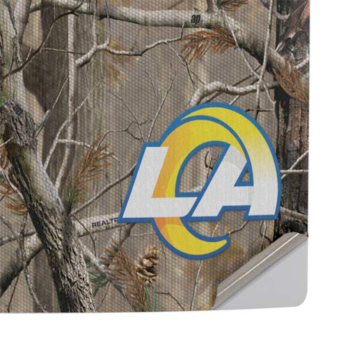 NFL Los Angeles Rams Realtree AP Camo PS5 Slim Digital Edition Console Skin