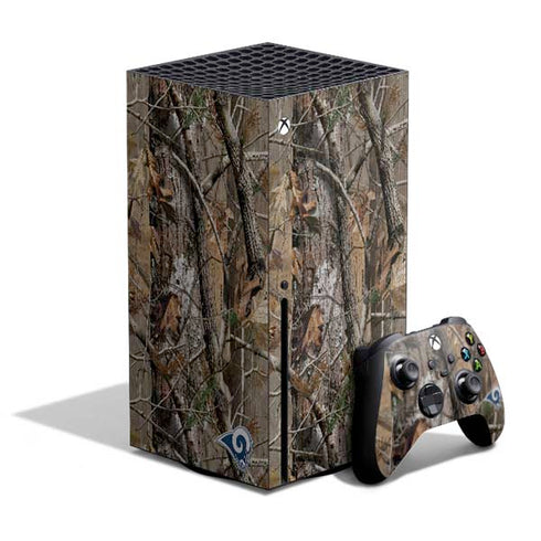 NFL Los Angeles Rams Realtree AP Camo Xbox Series X Bundle Skin