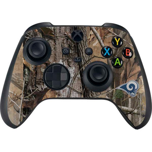 NFL Los Angeles Rams Realtree AP Camo Xbox Series X Bundle Skin