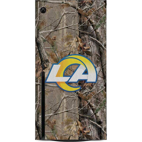 NFL Los Angeles Rams Realtree AP Camo Xbox Series X Console Skin