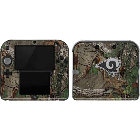 NFL Los Angeles Rams Realtree Xtra Green Camo Nintendo 2DS Skin