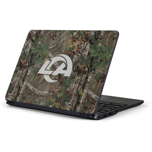 NFL Los Angeles Rams Realtree Xtra Green Camo Samsung Chromebook Skin