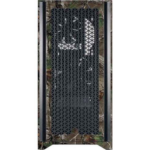 NFL Los Angeles Rams Realtree Xtra Green Camo Corsair 4000D Tempered Glass Mid-Tower ATX Case Skin