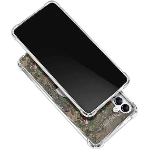 NFL Los Angeles Rams Realtree Xtra Green Camo Galaxy A15 5G Clear Case