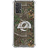 NFL Los Angeles Rams Realtree Xtra Green Camo Galaxy A32 5G Clear Case