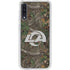 NFL Los Angeles Rams Realtree Xtra Green Camo Galaxy A50 Clear Case