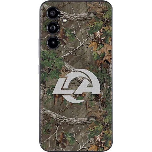 NFL Los Angeles Rams Realtree Xtra Green Camo Galaxy A54 5G Skin