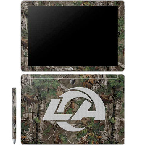 NFL Los Angeles Rams Realtree Xtra Green Camo Galaxy Book 12in Skin