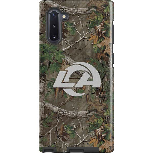 NFL Los Angeles Rams Realtree Xtra Green Camo Galaxy Note 10 Pro Case