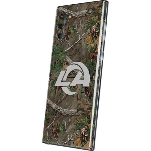 NFL Los Angeles Rams Realtree Xtra Green Camo Galaxy Note 10 Skin