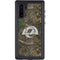 NFL Los Angeles Rams Realtree Xtra Green Camo Galaxy Note 10 Waterproof Case