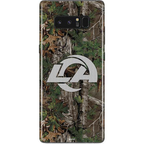 NFL Los Angeles Rams Realtree Xtra Green Camo Galaxy Note 8 Skin
