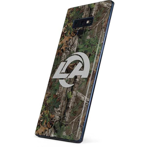 NFL Los Angeles Rams Realtree Xtra Green Camo Galaxy Note 9 Skin