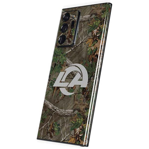NFL Los Angeles Rams Realtree Xtra Green Camo Galaxy Note20 Ultra 5G Skin