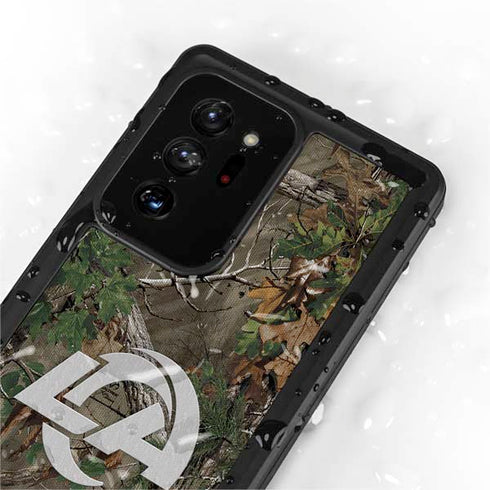NFL Los Angeles Rams Realtree Xtra Green Camo Galaxy Note20 Ultra 5G Waterproof Case