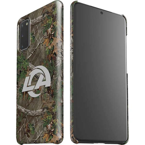 NFL Los Angeles Rams Realtree Xtra Green Camo Galaxy S20 Lite Case