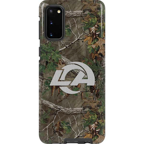 NFL Los Angeles Rams Realtree Xtra Green Camo Galaxy S20 Pro Case