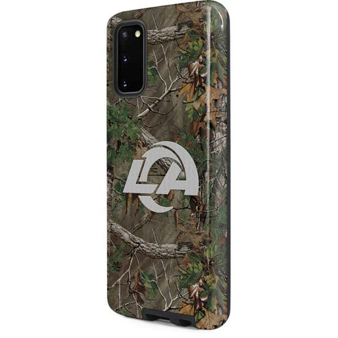 NFL Los Angeles Rams Realtree Xtra Green Camo Galaxy S20 Pro Case