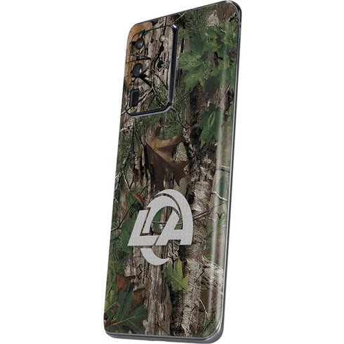 NFL Los Angeles Rams Realtree Xtra Green Camo Galaxy S20 Ultra 5G Skin