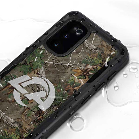 NFL Los Angeles Rams Realtree Xtra Green Camo Galaxy S20 Waterproof Case