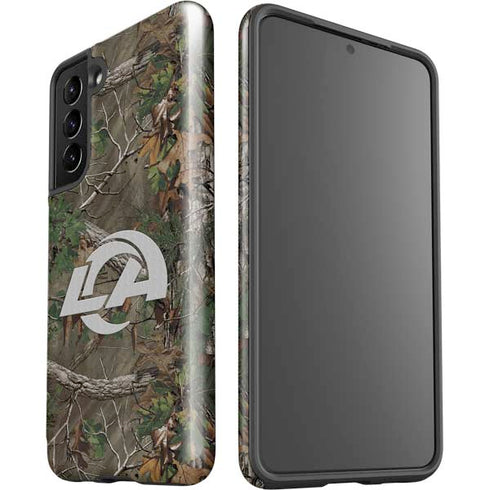 NFL Los Angeles Rams Realtree Xtra Green Camo Galaxy S21 5G Pro Case