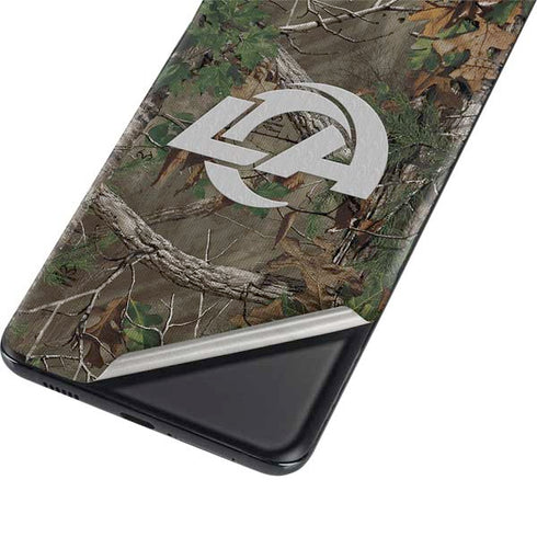 NFL Los Angeles Rams Realtree Xtra Green Camo Galaxy S21 5G Skin