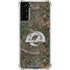 NFL Los Angeles Rams Realtree Xtra Green Camo Galaxy S21 FE Clear Case