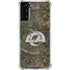NFL Los Angeles Rams Realtree Xtra Green Camo Galaxy S21 Plus 5G Clear Case