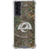 NFL Los Angeles Rams Realtree Xtra Green Camo Galaxy S22 Clear Case
