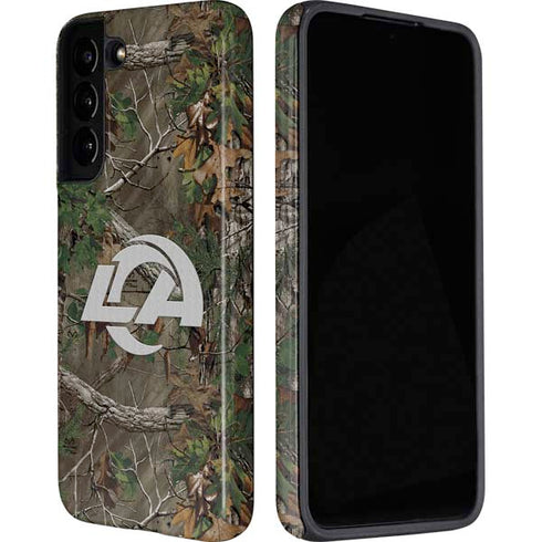 NFL Los Angeles Rams Realtree Xtra Green Camo Galaxy S22 Pro Case