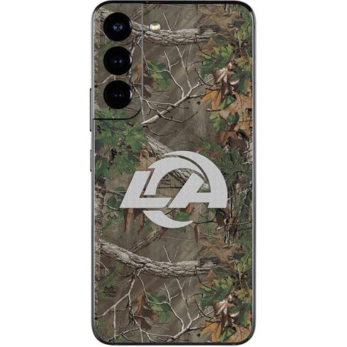 NFL Los Angeles Rams Realtree Xtra Green Camo Galaxy S22 Skin