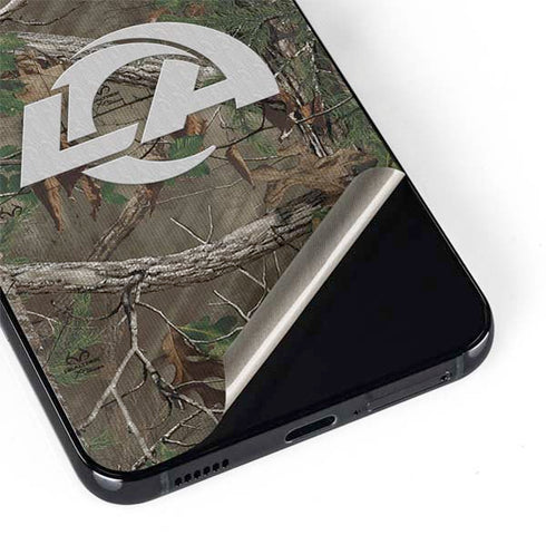 NFL Los Angeles Rams Realtree Xtra Green Camo Galaxy S22 Skin