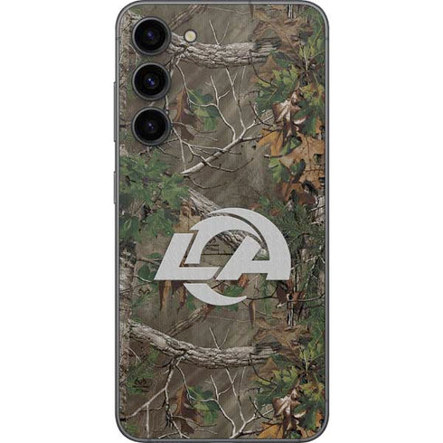NFL Los Angeles Rams Realtree Xtra Green Camo Galaxy S23 Plus Skin