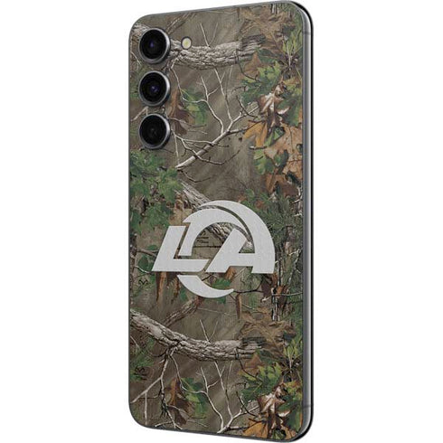 NFL Los Angeles Rams Realtree Xtra Green Camo Galaxy S23 Plus Skin