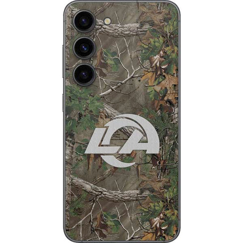NFL Los Angeles Rams Realtree Xtra Green Camo Galaxy S23 Skin