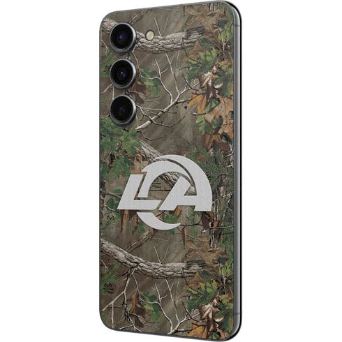 NFL Los Angeles Rams Realtree Xtra Green Camo Galaxy S23 Skin